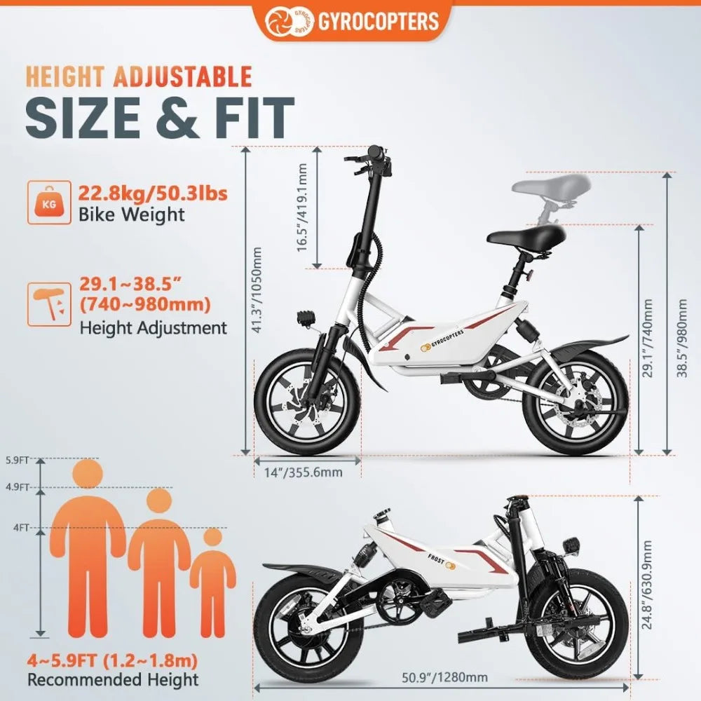 DUTRIEUX UL2849 Safe Folding Ebike - Compact & Eco-Friendly